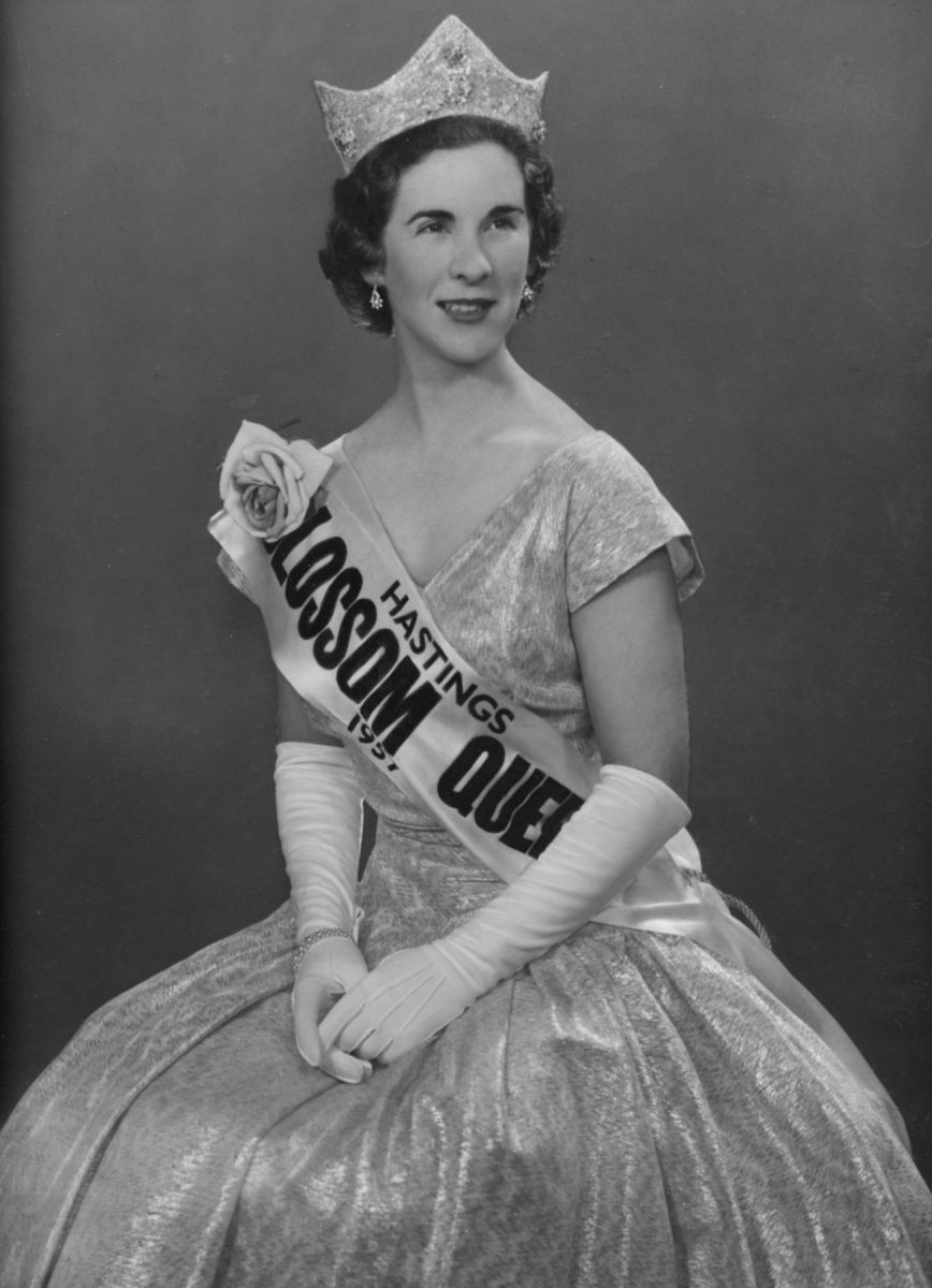 1957 Blossom Queen Hawke S Bay Knowledge Bank